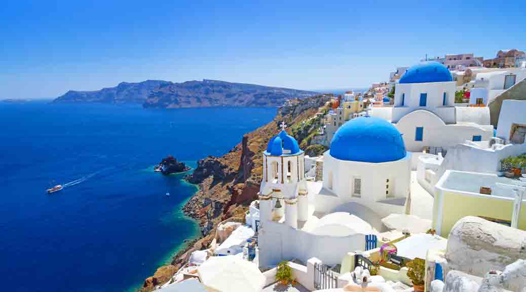 Santorini beach holiday Greece