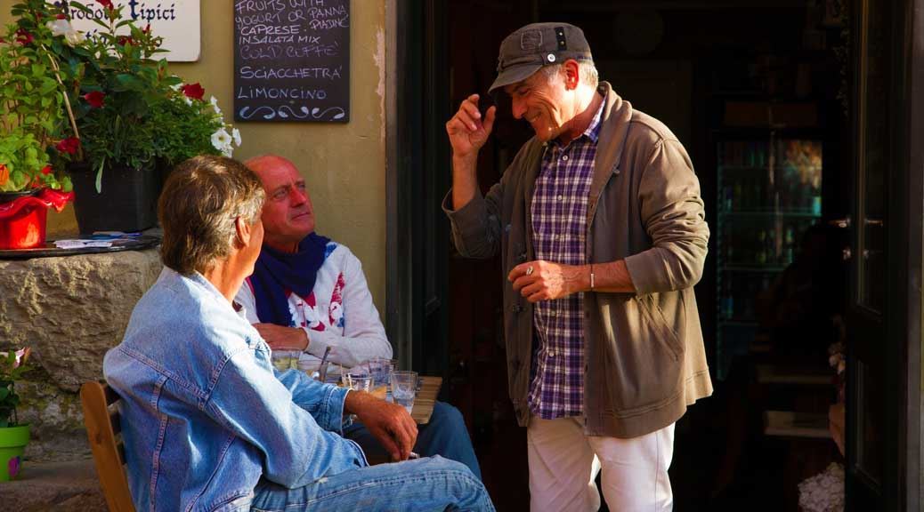 Happy locals, Cinque Terre