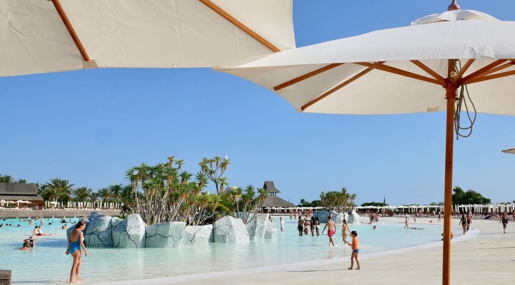 People enjoying in siam park tenerife spain