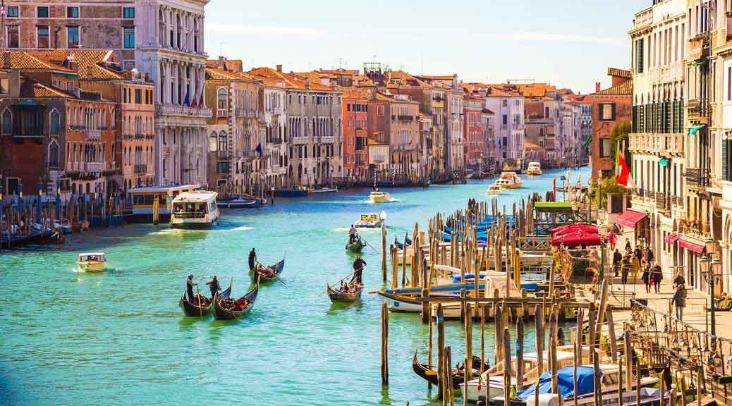 city canal venice italy