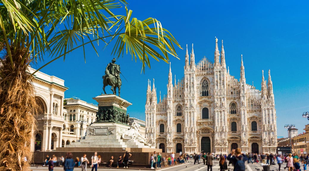 Piazza del Duomo, Cathedral Square, Milan, Italy