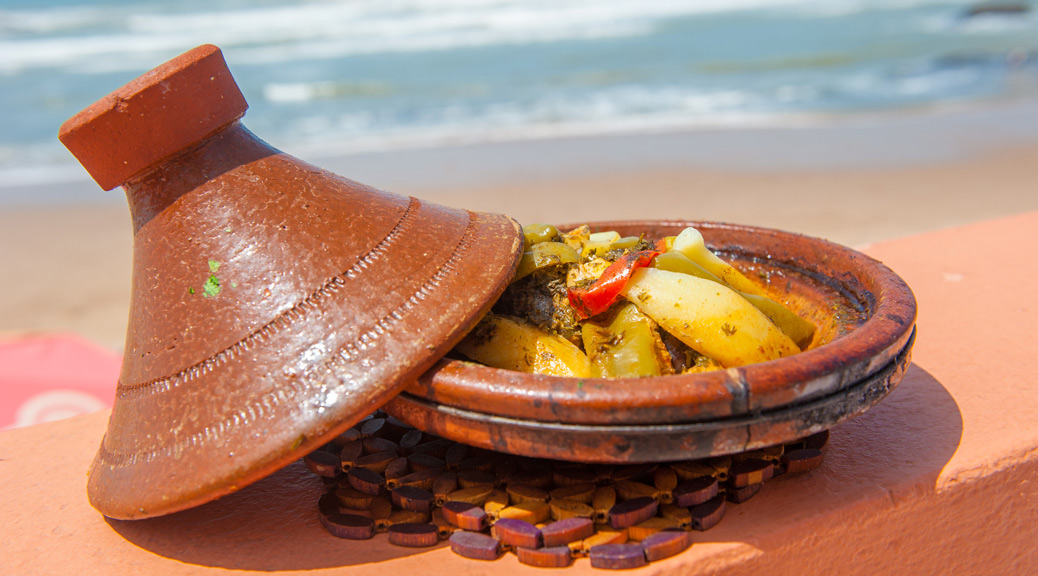 amazing looking traditional moroccan dish fish tajine 