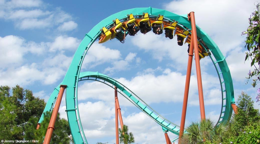 roller coaster ride at busch garden orlando florida